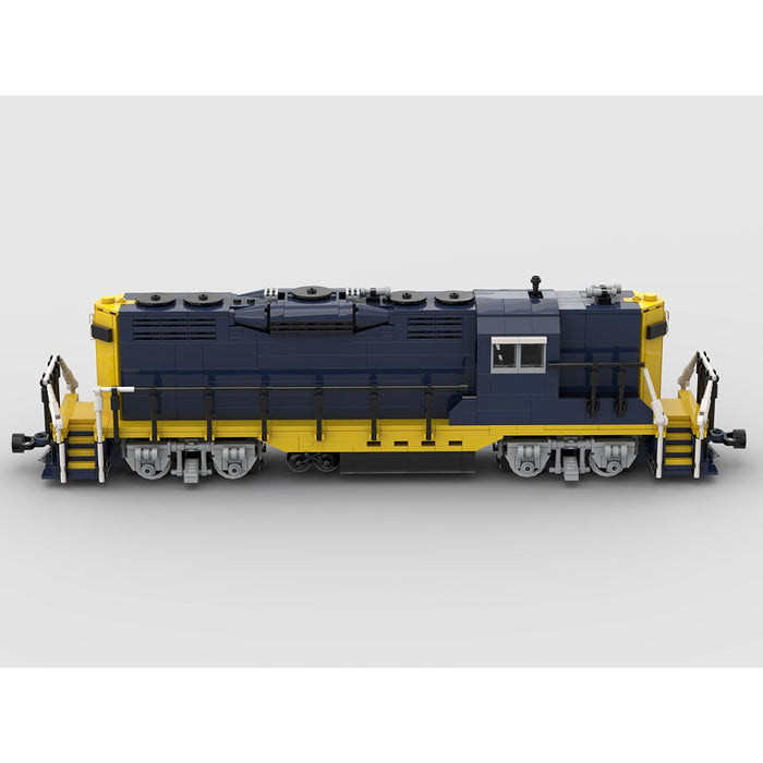 MOC - 79701 Santa Fe GP9 Train Model(Dynamic Version) - LesDiy - Locomotive -