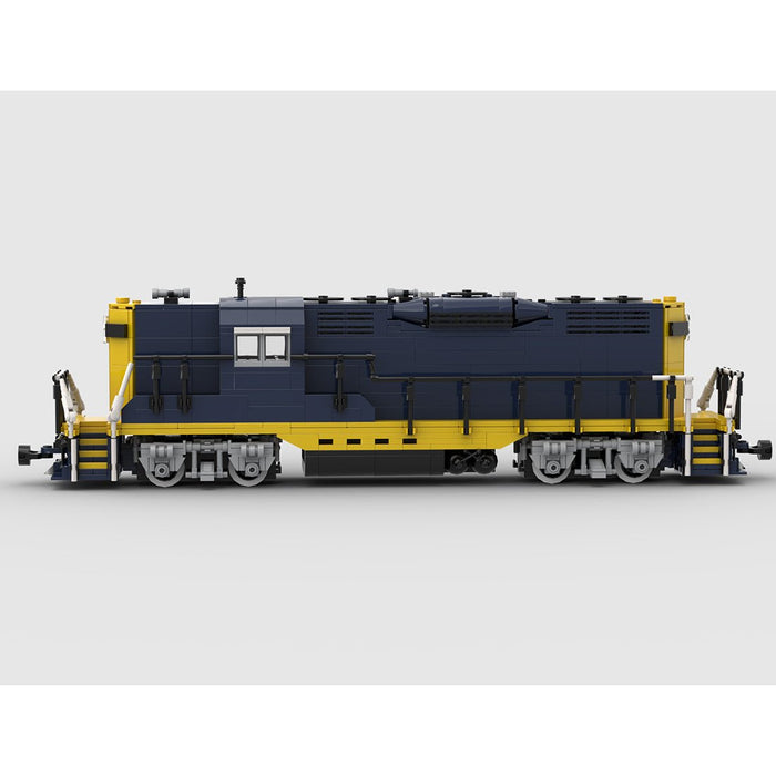 MOC - 79701 Santa Fe GP9 Train Model(Dynamic Version) - LesDiy - Locomotive -