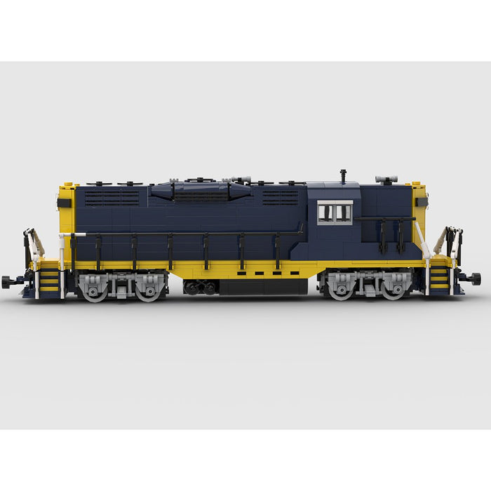 MOC - 79701 Santa Fe GP9 Train Model(Dynamic Version) - LesDiy - Locomotive -