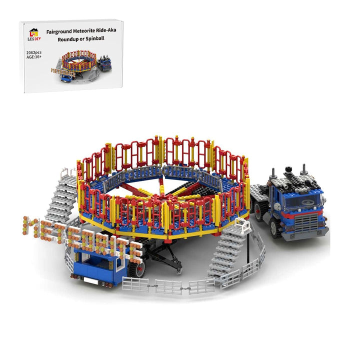 MOC - 80218 Fairground Meteorite Ride Building Blocks - LesDiy - MOC - Static Version