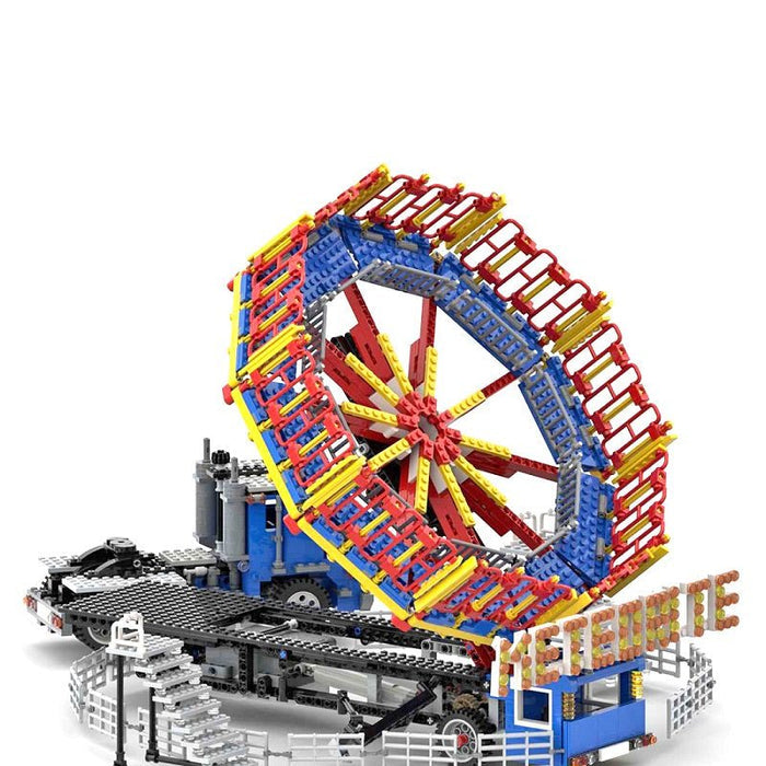 MOC - 80218 Fairground Meteorite Ride Building Blocks - LesDiy - MOC - Static Version