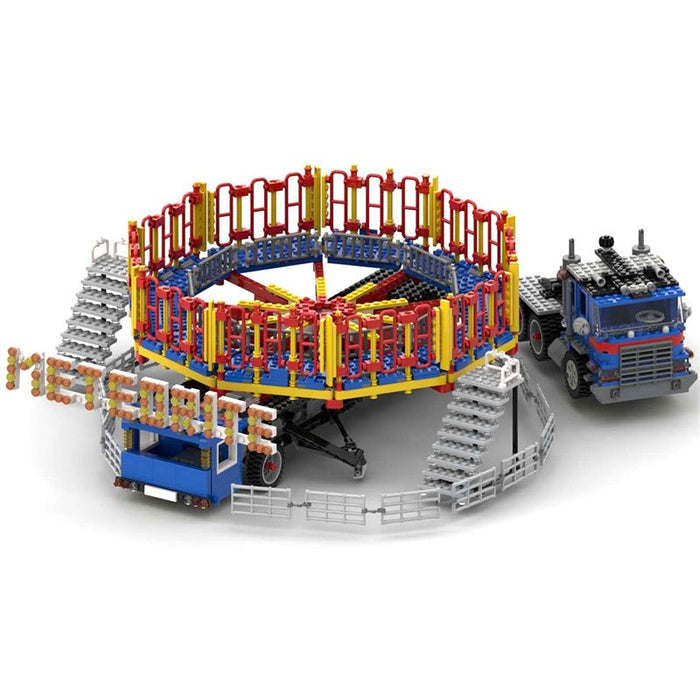 MOC - 80218 Fairground Meteorite Ride Building Blocks - LesDiy - MOC - Static Version