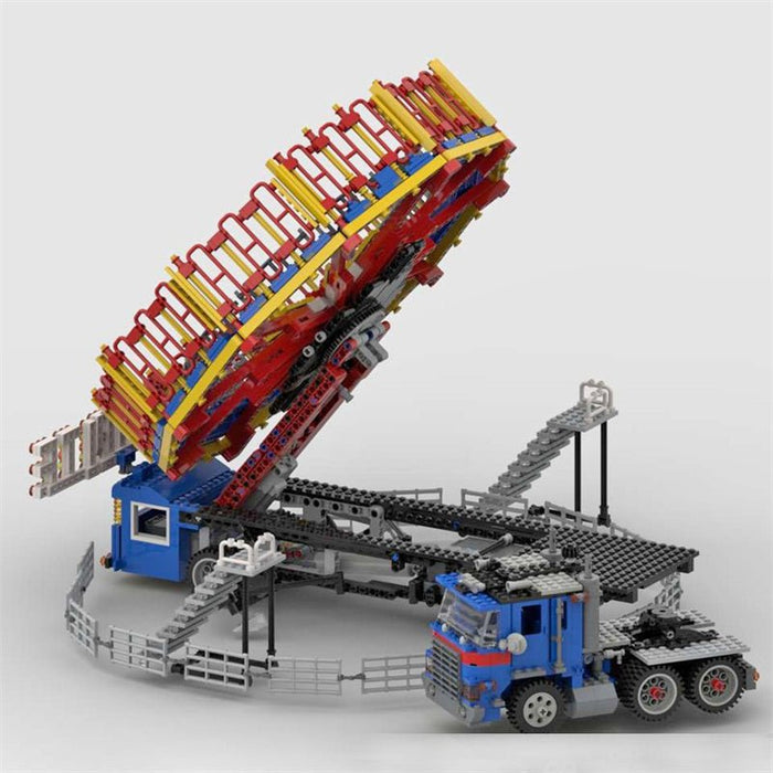 MOC - 80218 Fairground Meteorite Ride Building Blocks - LesDiy - MOC - Static Version