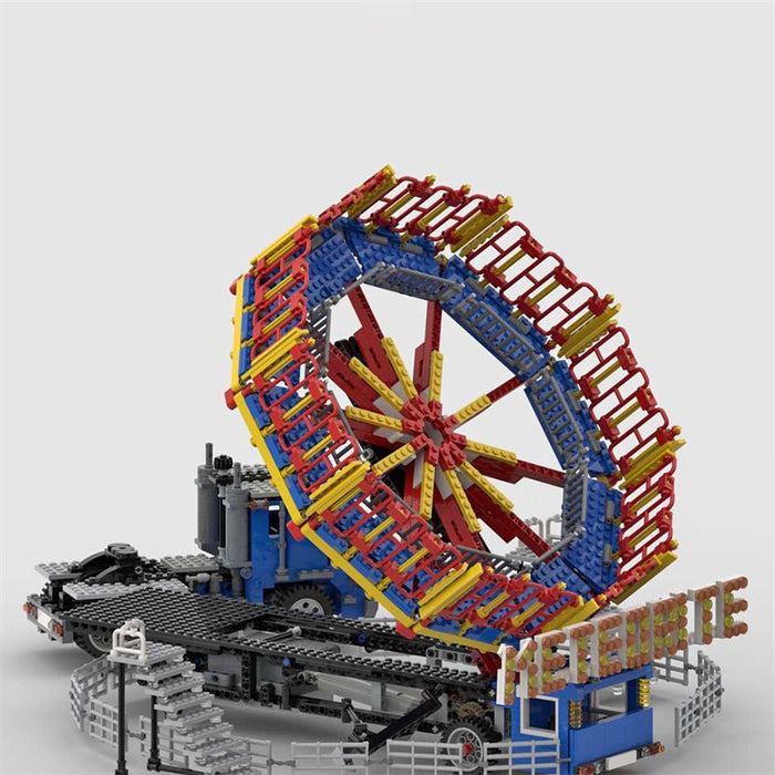 MOC - 80218 Fairground Meteorite Ride Building Blocks - LesDiy - MOC - Static Version