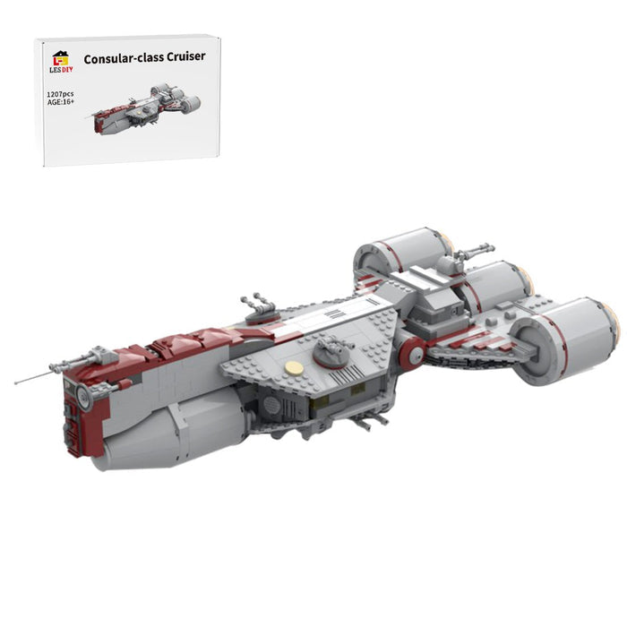 MOC - 80689 Space Wars The Consular - class Cruiser - LesDiy -