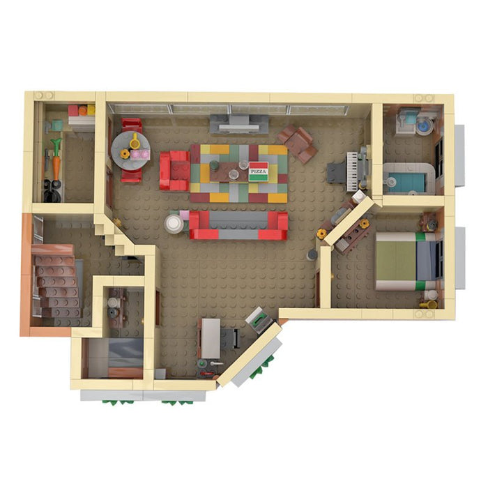 MOC - 80890 HIMYM Apartment - LesDiy - MOC -