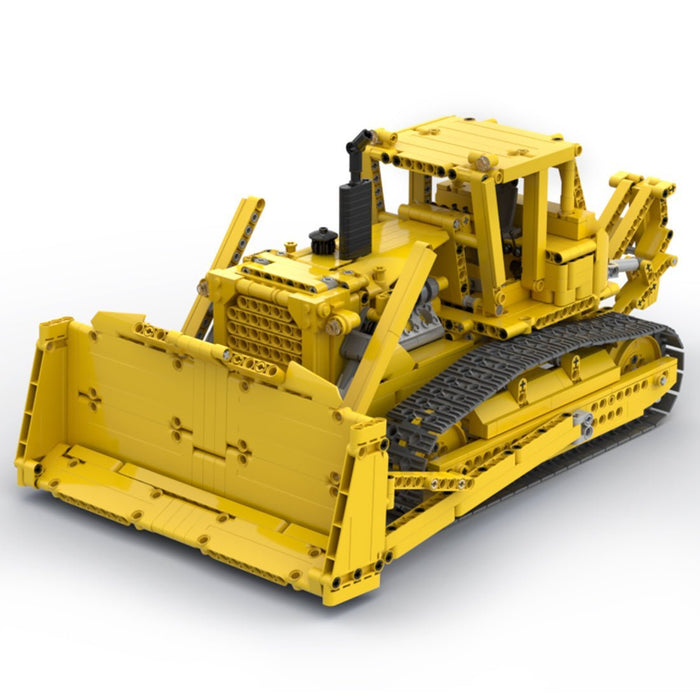 MOC - 83756 Caterpillar D9H RC Bulldozer Building Blocks - LesDiy - Bulldozer - without motor