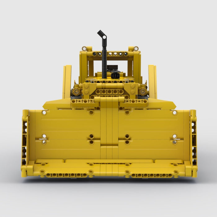 MOC - 83756 Caterpillar D9H RC Bulldozer Building Blocks - LesDiy - Bulldozer - without motor