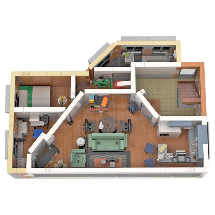 MOC - 83817 Seinfeld Apartment Building Blocks - LesDiy -