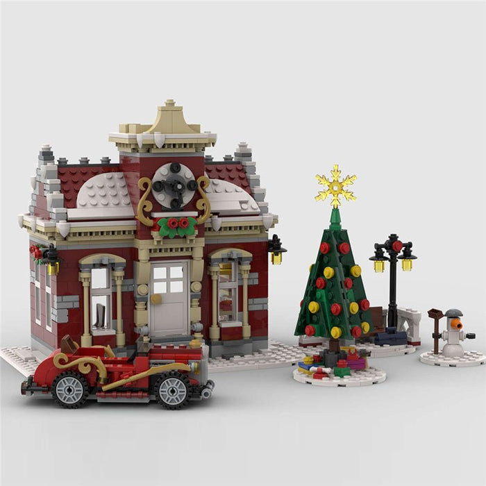 MOC - 84431 Little Winter Town Hall - LesDiy - MOC -
