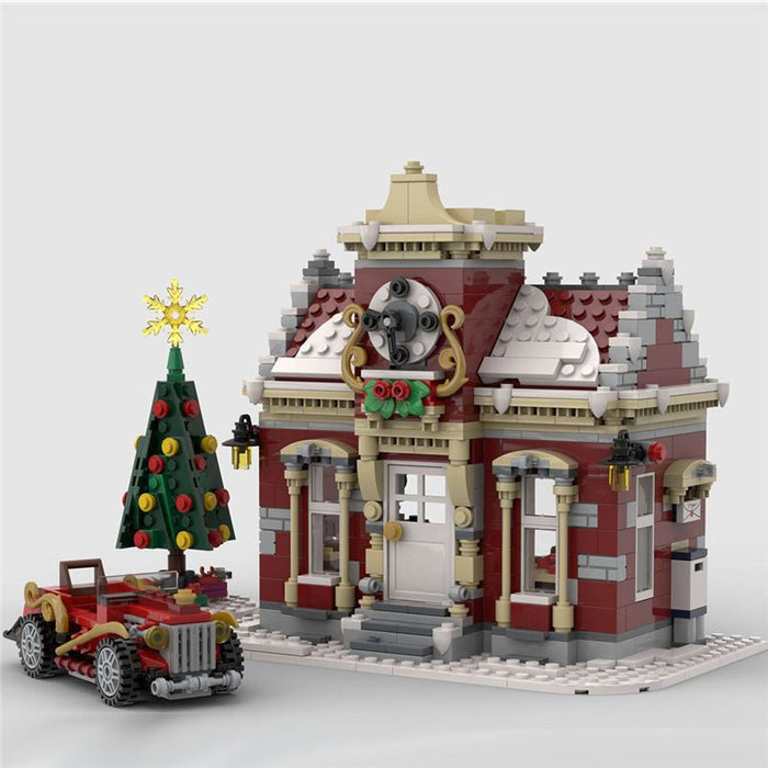 MOC - 84431 Little Winter Town Hall - LesDiy - MOC -