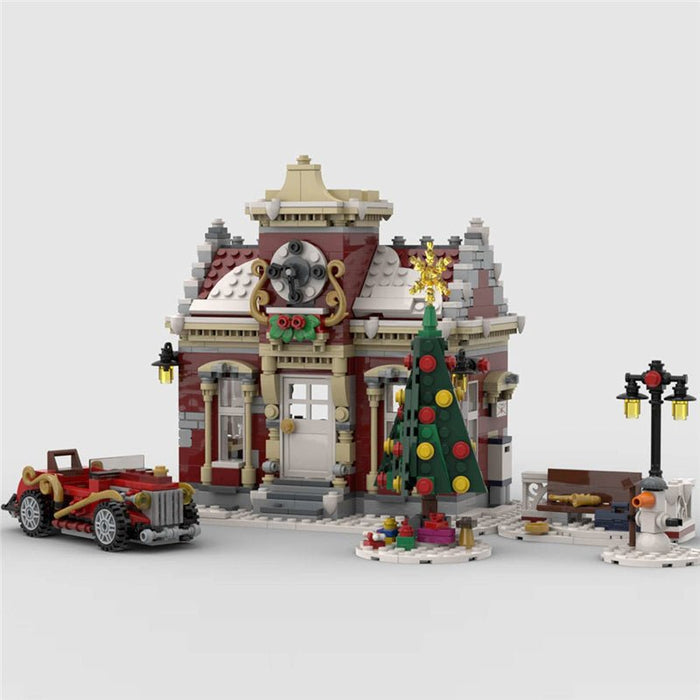 MOC - 84431 Little Winter Town Hall - LesDiy - MOC -