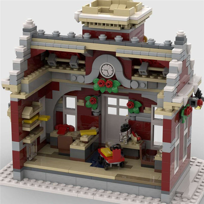 MOC - 84431 Little Winter Town Hall - LesDiy - MOC -