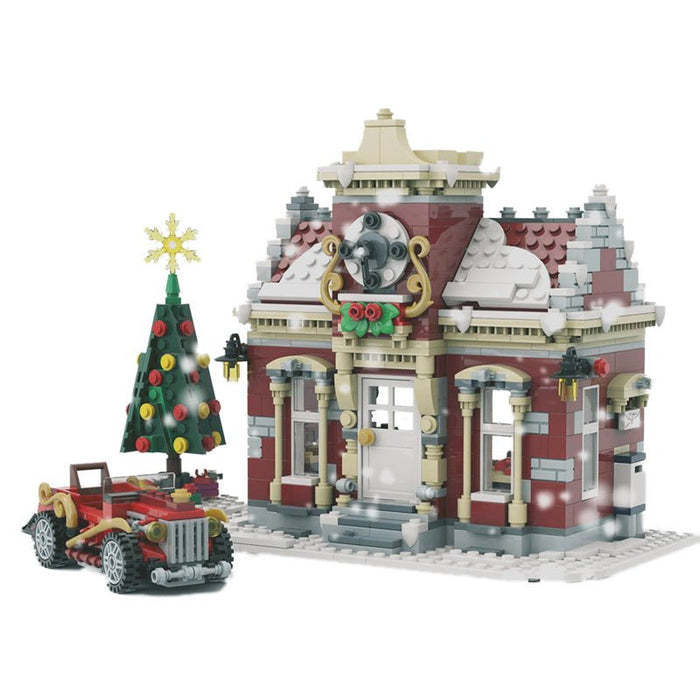 MOC - 84431 Little Winter Town Hall - LesDiy - MOC -