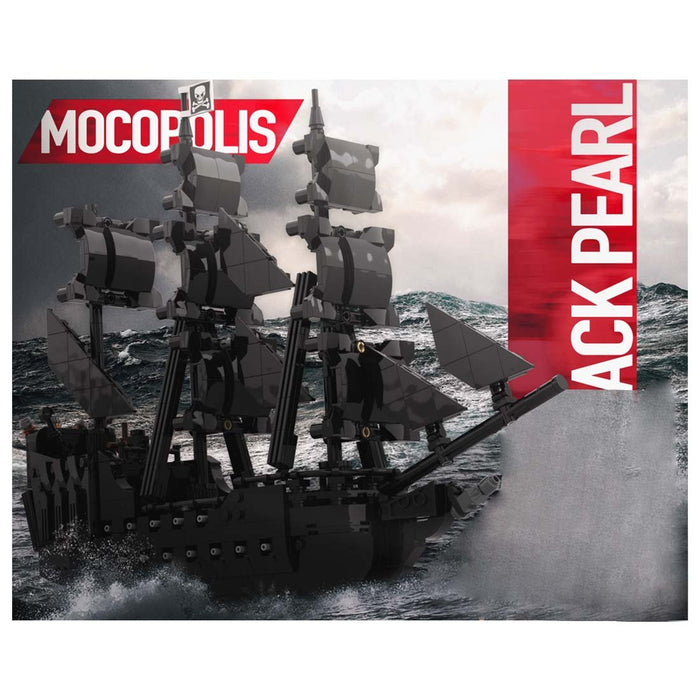 MOC - 84574 Pirate Black Pearl Ship Model - LesDiy -