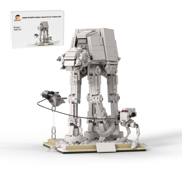 MOC - 84723 Battle Of HOTH: Walker Attack Building Blocks - LesDiy -