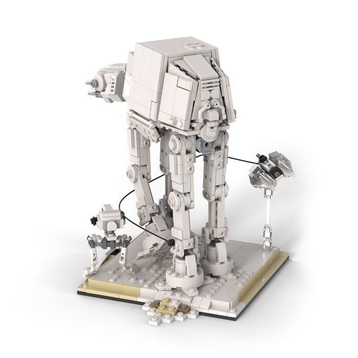 MOC - 84723 Battle Of HOTH: Walker Attack Building Blocks - LesDiy -