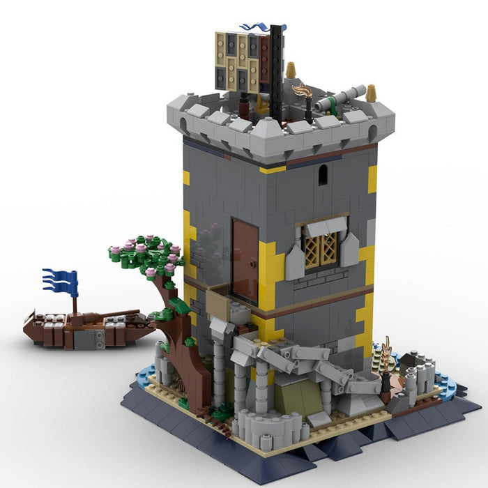 MOC - 85265 Medieval Pirate Fortress Building Blocks - LesDiy -