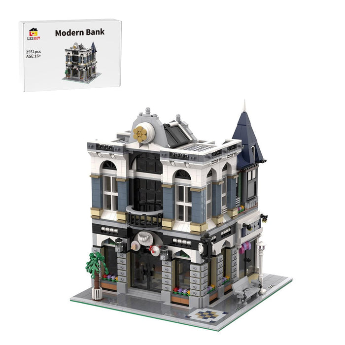 MOC - 85888 Cake Bank - 10255 Assembly Square Alternative Building Blocks - LesDiy - building blocks -
