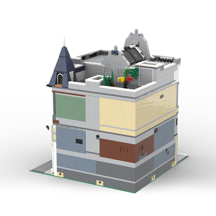 MOC - 85888 Cake Bank - 10255 Assembly Square Alternative Building Blocks - LesDiy - building blocks -