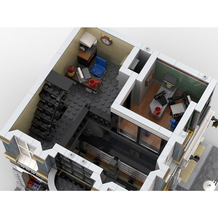 MOC - 85888 Cake Bank - 10255 Assembly Square Alternative Building Blocks - LesDiy - building blocks -