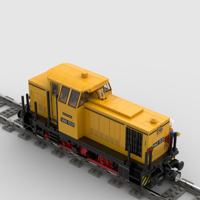 MOC - 87360 Shunter Engine V60 of the Deutsche Reichsbahn Building Blocks - LesDiy - Building Blocks -