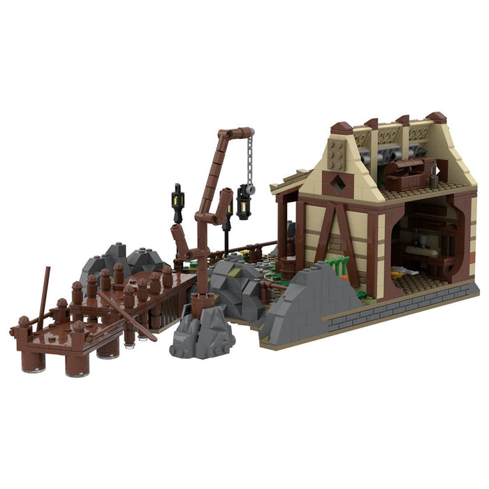 MOC - 87363 Harbor - Bucklebury Ferry - LesDiy -