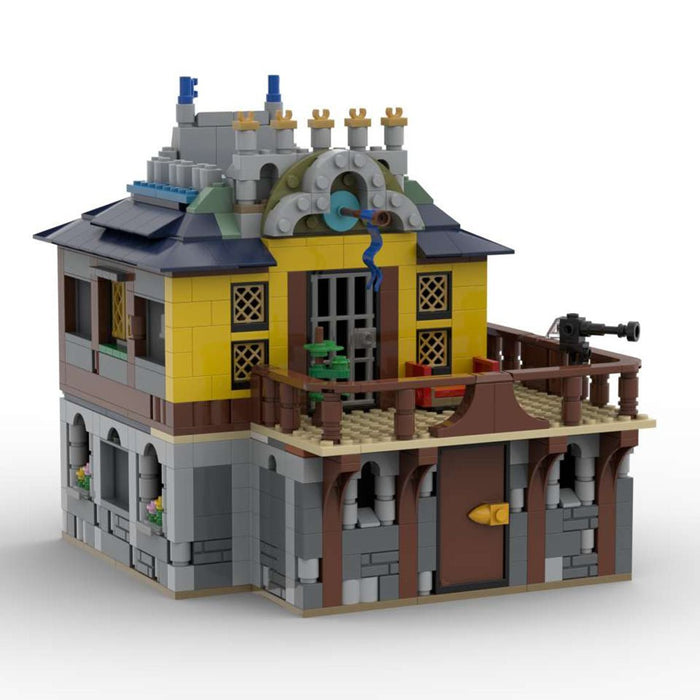 MOC - 87503 31120 - Medieval Inn Building Blocks - LesDiy - street house -