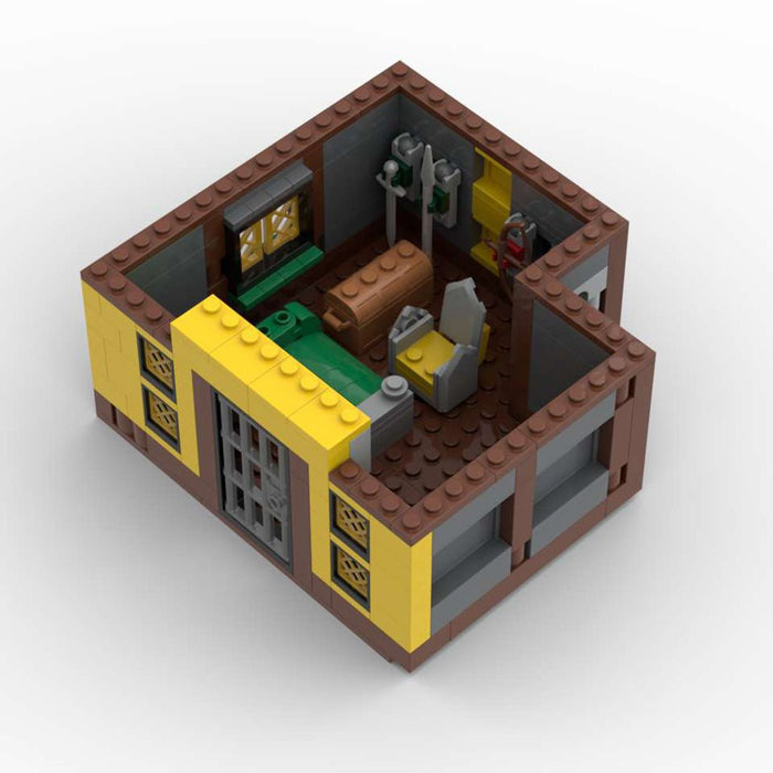 MOC - 87503 31120 - Medieval Inn Building Blocks - LesDiy - street house -