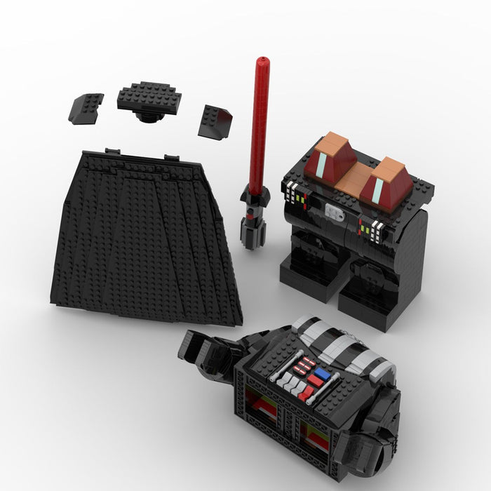 MOC - 88104 Darth Vader Mega Figure Body Building Blocks - LesDiy -