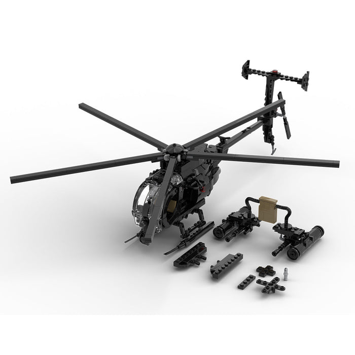 MOC - 88275 MH - 6 Little Bird Helicopter - LesDiy -