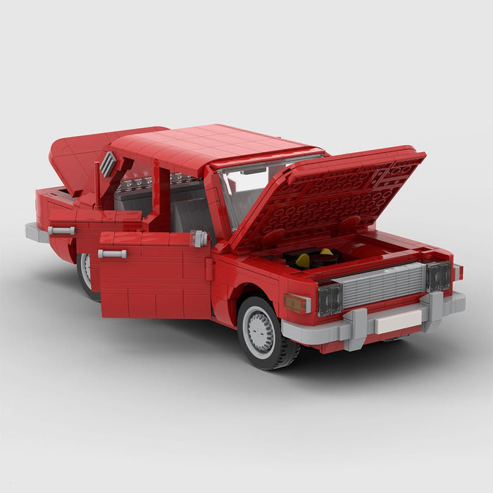 MOC-88319 Wartburg 353 Limousine 1985-1988 Building Blocks-LesDiy -