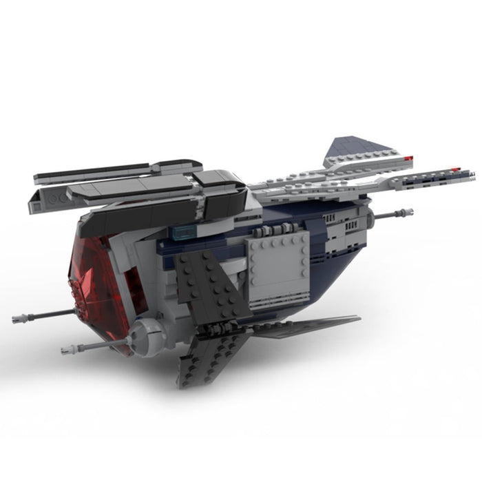 MOC - 88381 Star War Interstellar Spaceship Building Blocks - LesDiy - Locomotive -