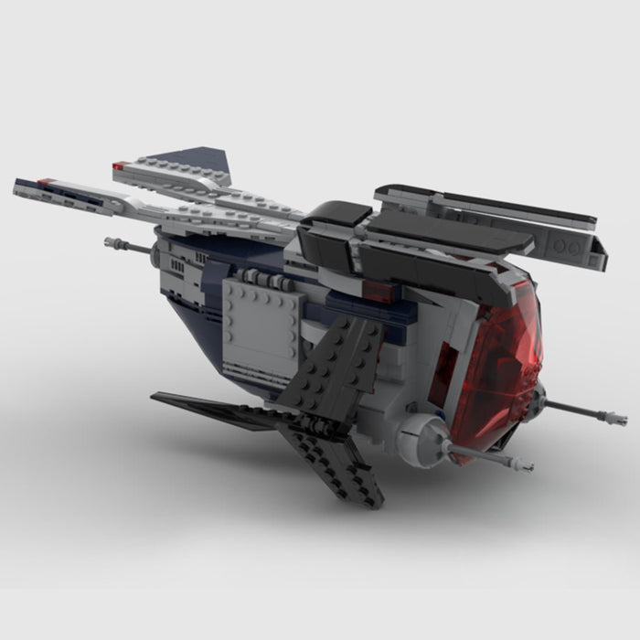 MOC - 88381 Star War Interstellar Spaceship Building Blocks - LesDiy - Locomotive -