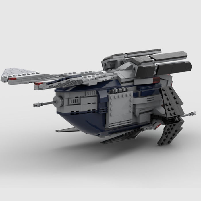 MOC - 88381 Star War Interstellar Spaceship Building Blocks - LesDiy - Locomotive -