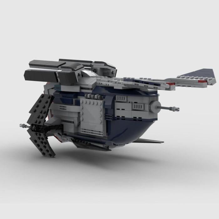 MOC - 88381 Star War Interstellar Spaceship Building Blocks - LesDiy - Locomotive -