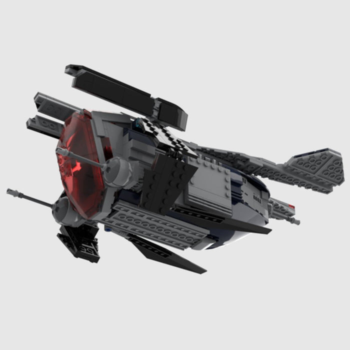 MOC - 88381 Star War Interstellar Spaceship Building Blocks - LesDiy - Locomotive -