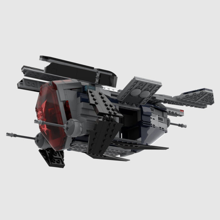 MOC - 88381 Star War Interstellar Spaceship Building Blocks - LesDiy - Locomotive -