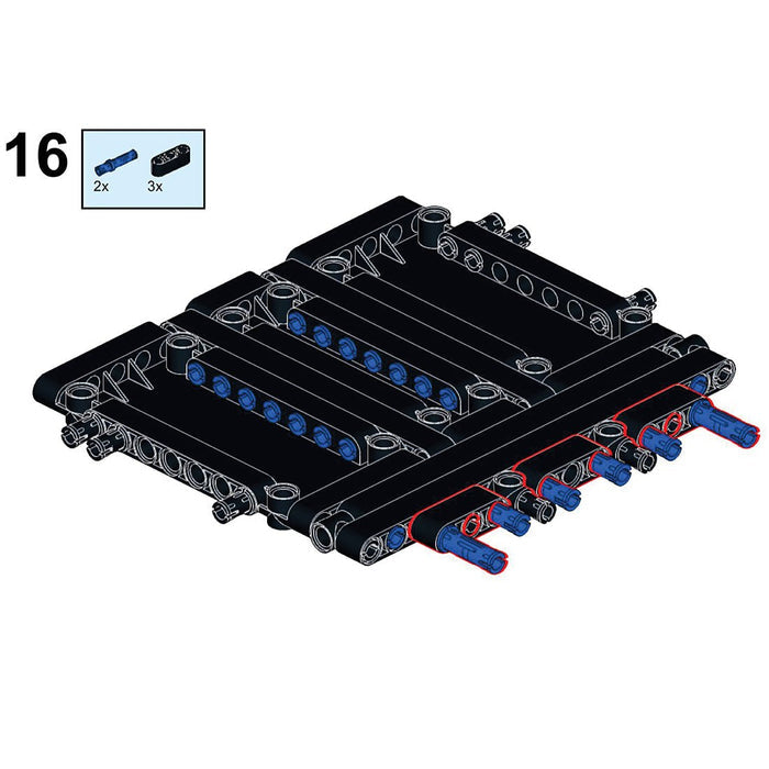 MOC - 89553 1:8 Red Bull Racing Honda F1 RB16B Building Blocks - LesDiy -