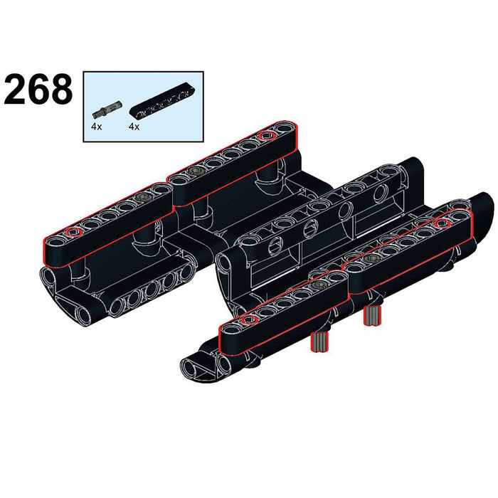 MOC - 89553 1:8 Red Bull Racing Honda F1 RB16B Building Blocks - LesDiy -