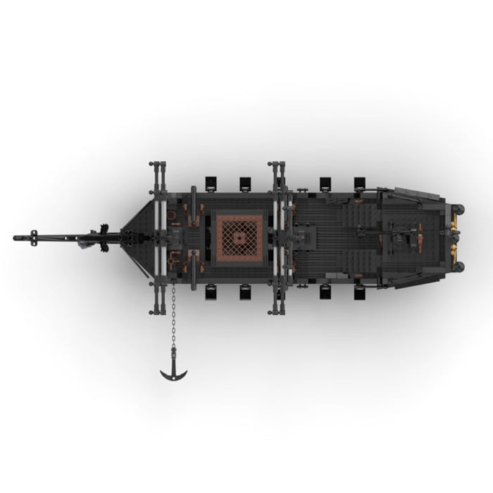 MOC - 89763 Black Pearl Pirate Warship - LesDiy -