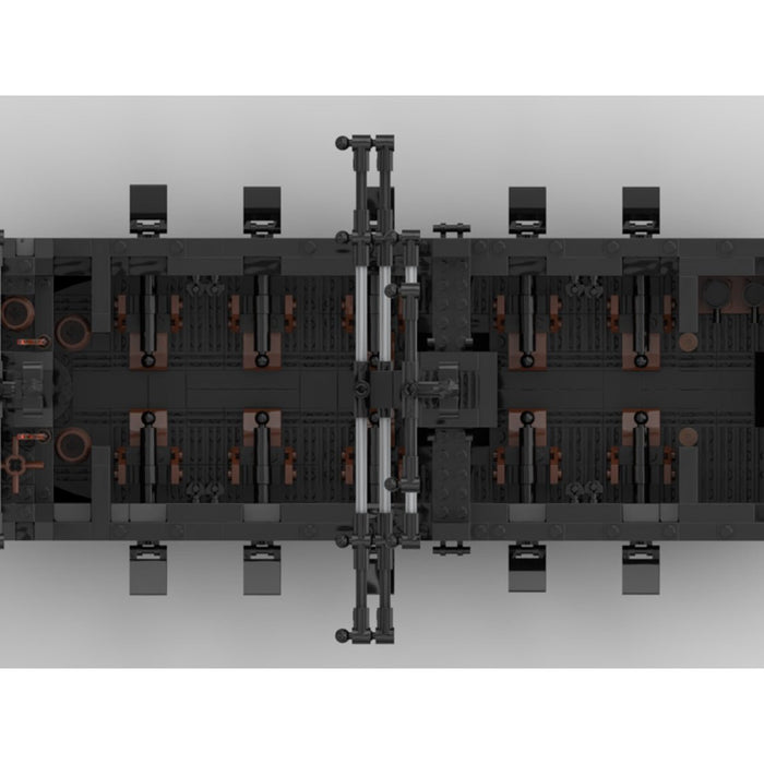 MOC - 89763 Black Pearl Pirate Warship - LesDiy -