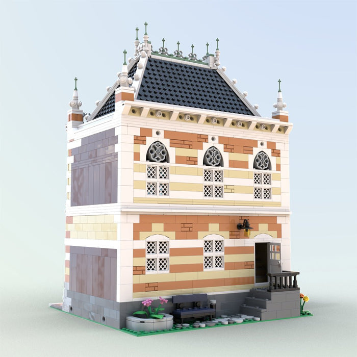 MOC - 89901 Modular Town Piano Society Model - LesDiy -