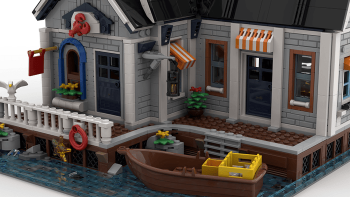 MOC - 91130 Lobster Dock - LesDiy - MOC -