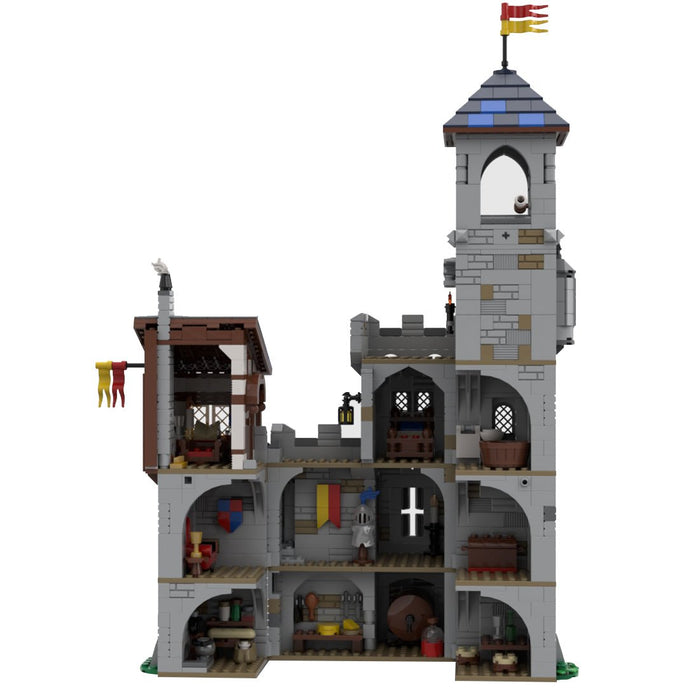 MOC - 92106 Modular Castle's Keep - LesDiy -