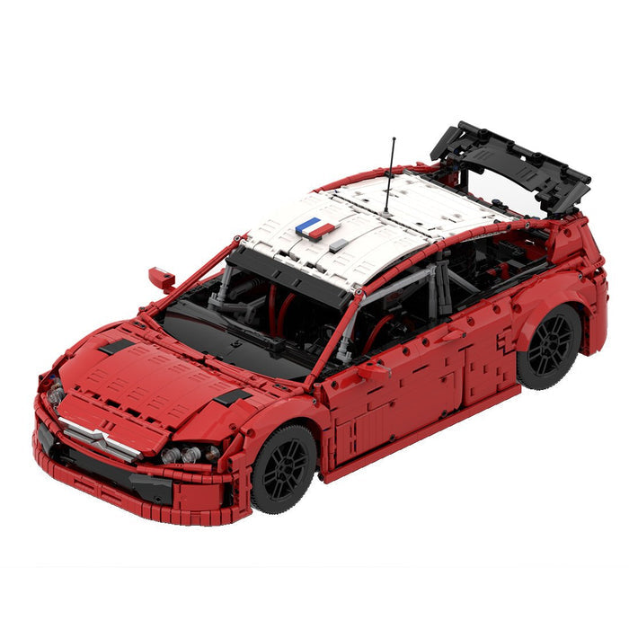 MOC - 92925 Citroen C4 WRC 2008 Monte Carlo 1:8 Scale Sebastien Loeb - LesDiy -