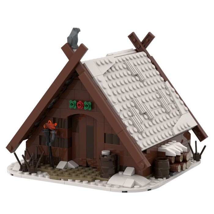 MOC - 93063 Medieval Viking's House Building Blocks - LesDiy -