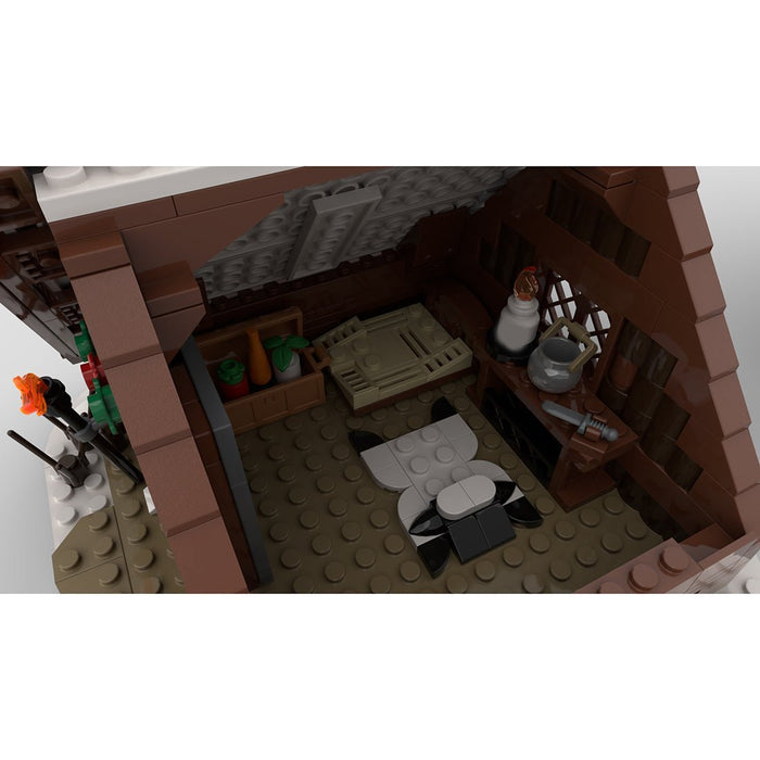 MOC - 93063 Medieval Viking's House Building Blocks - LesDiy -