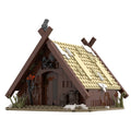 MOC - 93063 The Viking's House Medieval Building Blocks - LesDiy -
