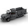 MOC - 93675 Military M3 Armored Carriers Tracked Vehicle - LesDiy -